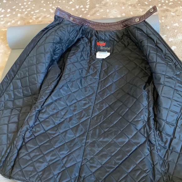 GOLDEN CROWN BY BRISTOL Leather Jacket Small/12 - Picture 4 of 4
